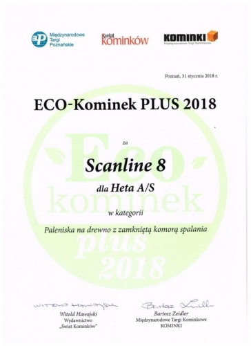 HETA krbová kamna Scan-line 8 boční prosklení