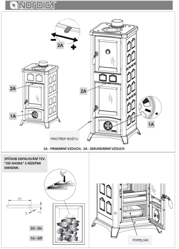 LA NORDICA krbová kamna Gemma Forno Elegance